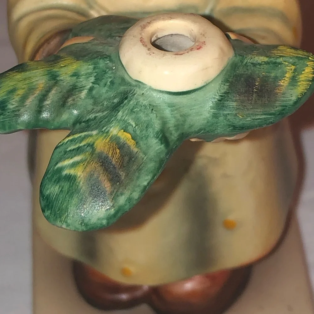 Hummel “A Gentle Glow” Ceramic Angel Candle Holder; Vintage; Christmas Decor - Picture 10 of 14